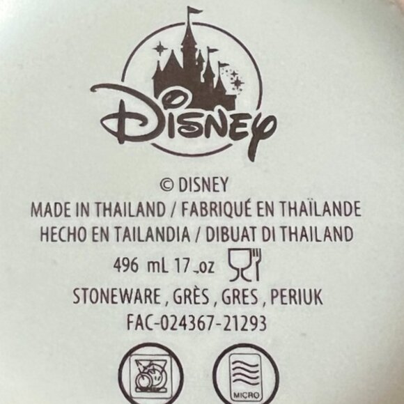 DISNEY Enchanted Beauty Mug Belle Retired Collectible Ceramic Pastel Floral - Picture 16 of 16